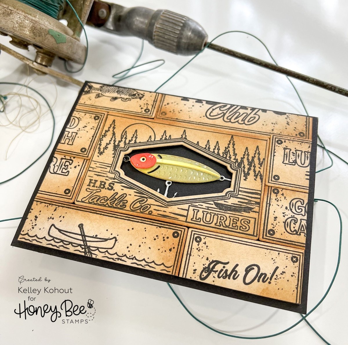 Lucky Lures - Honey Cuts - Coordinating Dies - Honey Bee Stamps