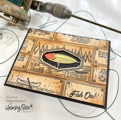 Lucky Lures - Honey Cuts - Coordinating Dies - Honey Bee Stamps