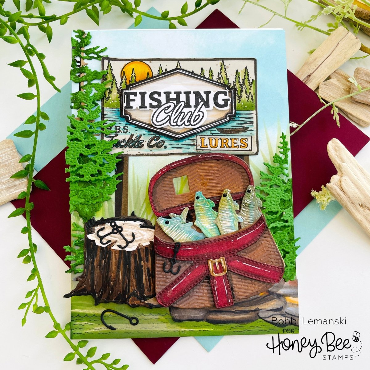 Lucky Lures - Honey Cuts - Coordinating Dies - Honey Bee Stamps