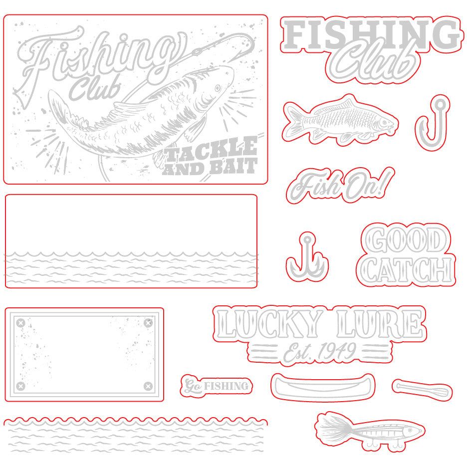 Lucky Lures - Honey Cuts - Coordinating Dies - Honey Bee Stamps