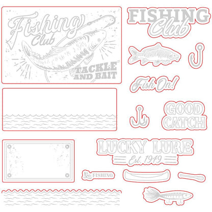 Lucky Lures - Honey Cuts - Coordinating Dies - Honey Bee Stamps