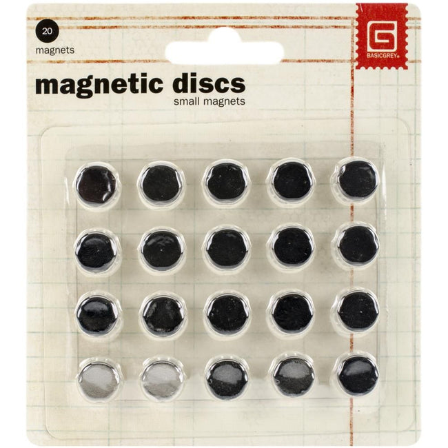 Magnetic Discs .375" 20/Pkg - Honey Bee Stamps
