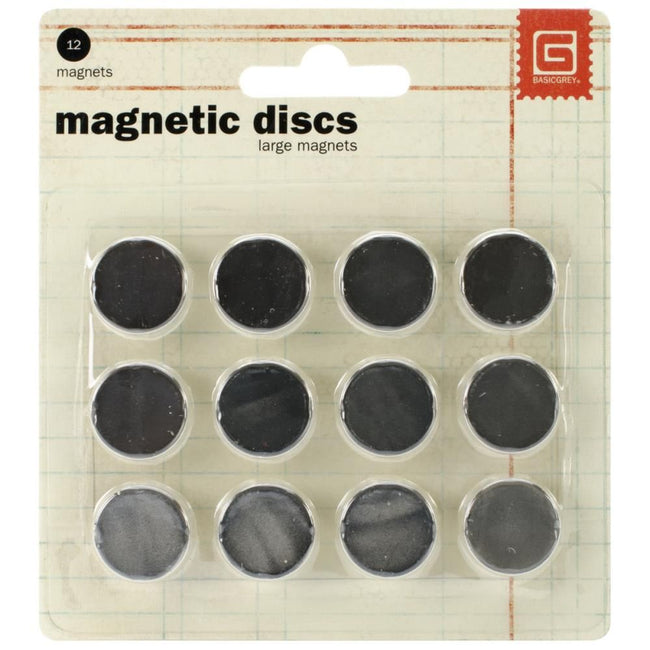 Magnetic Discs .625" 12/Pkg - Honey Bee Stamps