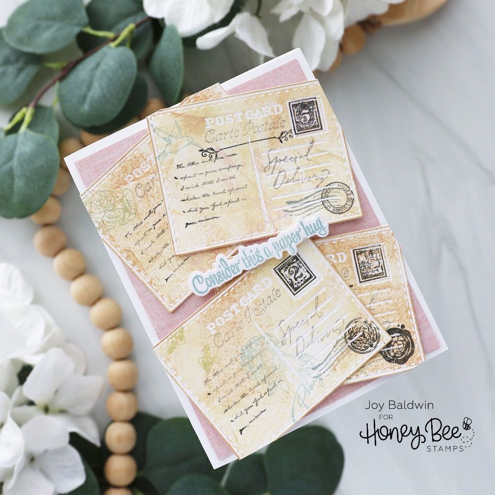 Mailbox Memos - Honey Cuts - Coordinating Dies - Honey Bee Stamps
