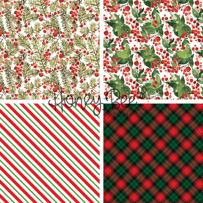 Make It Merry - 5.5"x8.5" - 24 Double-Sided Sheets - Includes Paper Organizer! - Honey Bee Stamps