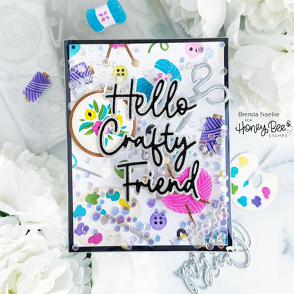 Maker's Mix - Set of 6 - 6x6" Layering Stencils - Honey Bee Stamps