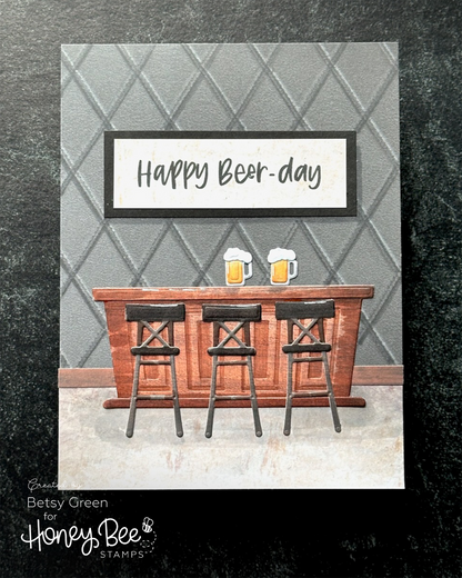 Game Time - 3x3 Photopolymer Clear Stamp Set