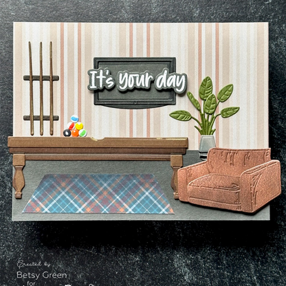 Game Time - 3x3 Photopolymer Clear Stamp Set