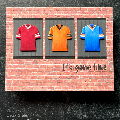 Game Time - 3x3 Photopolymer Clear Stamp Set