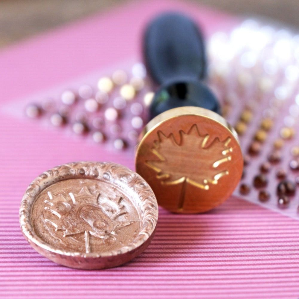 Maple Leaf - Wax Stamper - Honey Bee Stamps