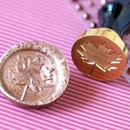 Maple Leaf - Wax Stamper - Honey Bee Stamps