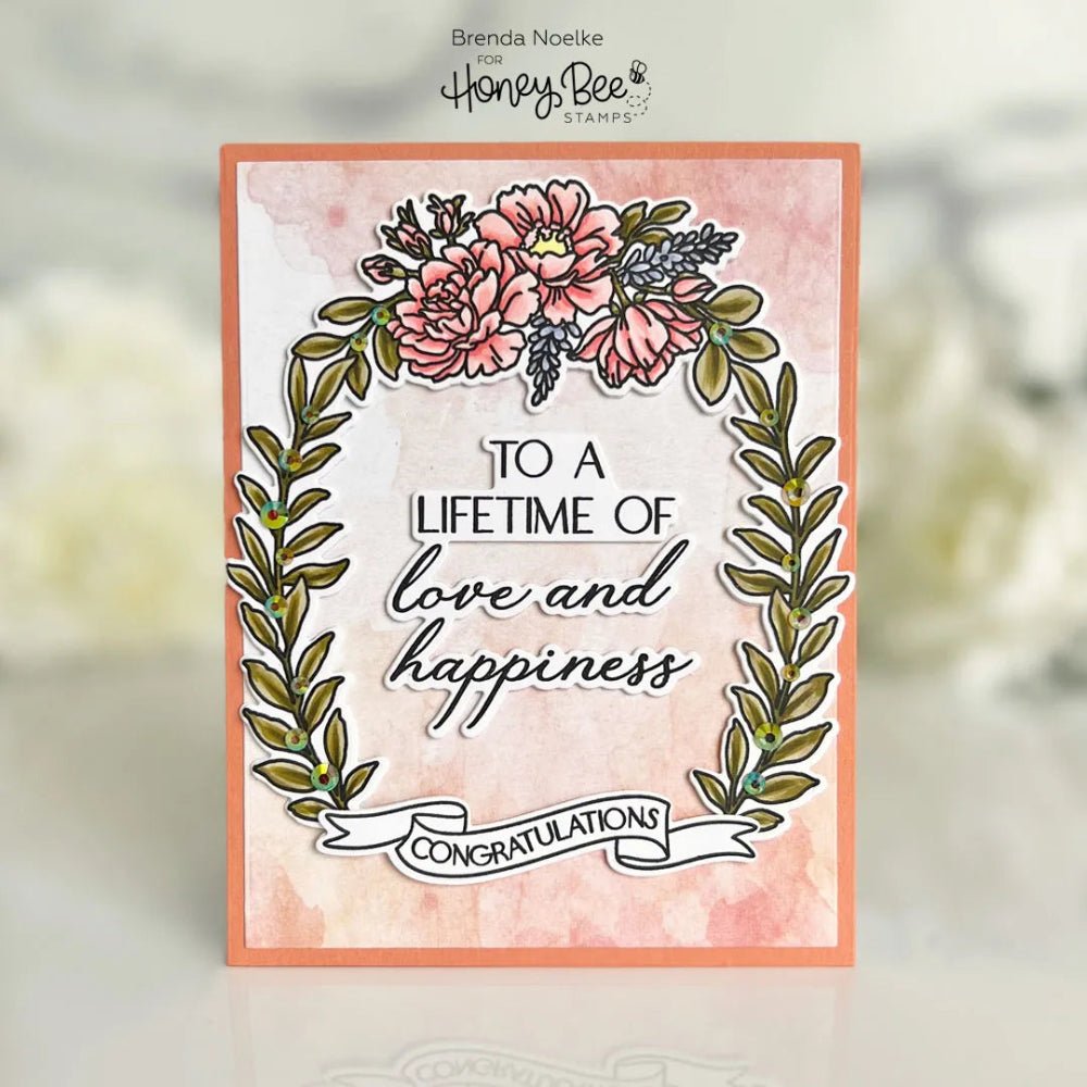 Marvelous Moments Paper Pad 6x8.5 - 24 Double - Sided Sheets - Honey Bee Stamps