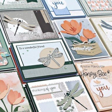 Marvelous Moments Paper Pad 6x8.5 - 24 Double - Sided Sheets - Honey Bee Stamps