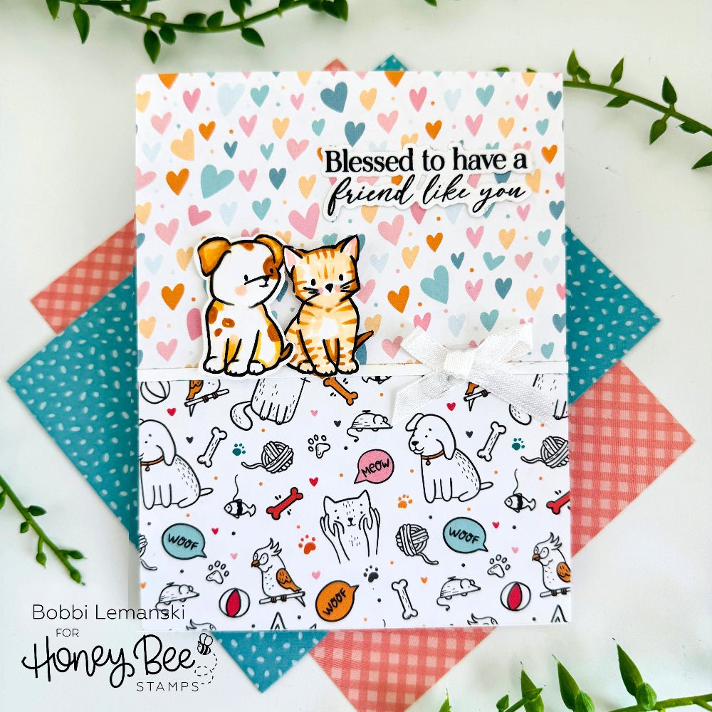 Meow & Furever - Honey Cuts - Coordinating Dies - Honey Bee Stamps
