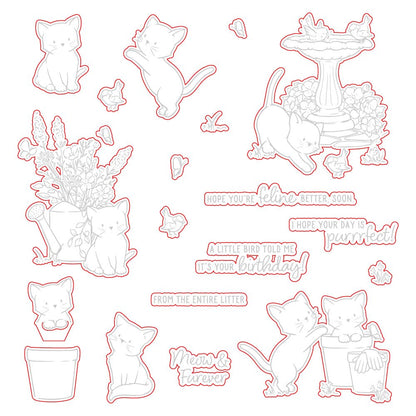 Meow & Furever - Honey Cuts - Coordinating Dies - Honey Bee Stamps