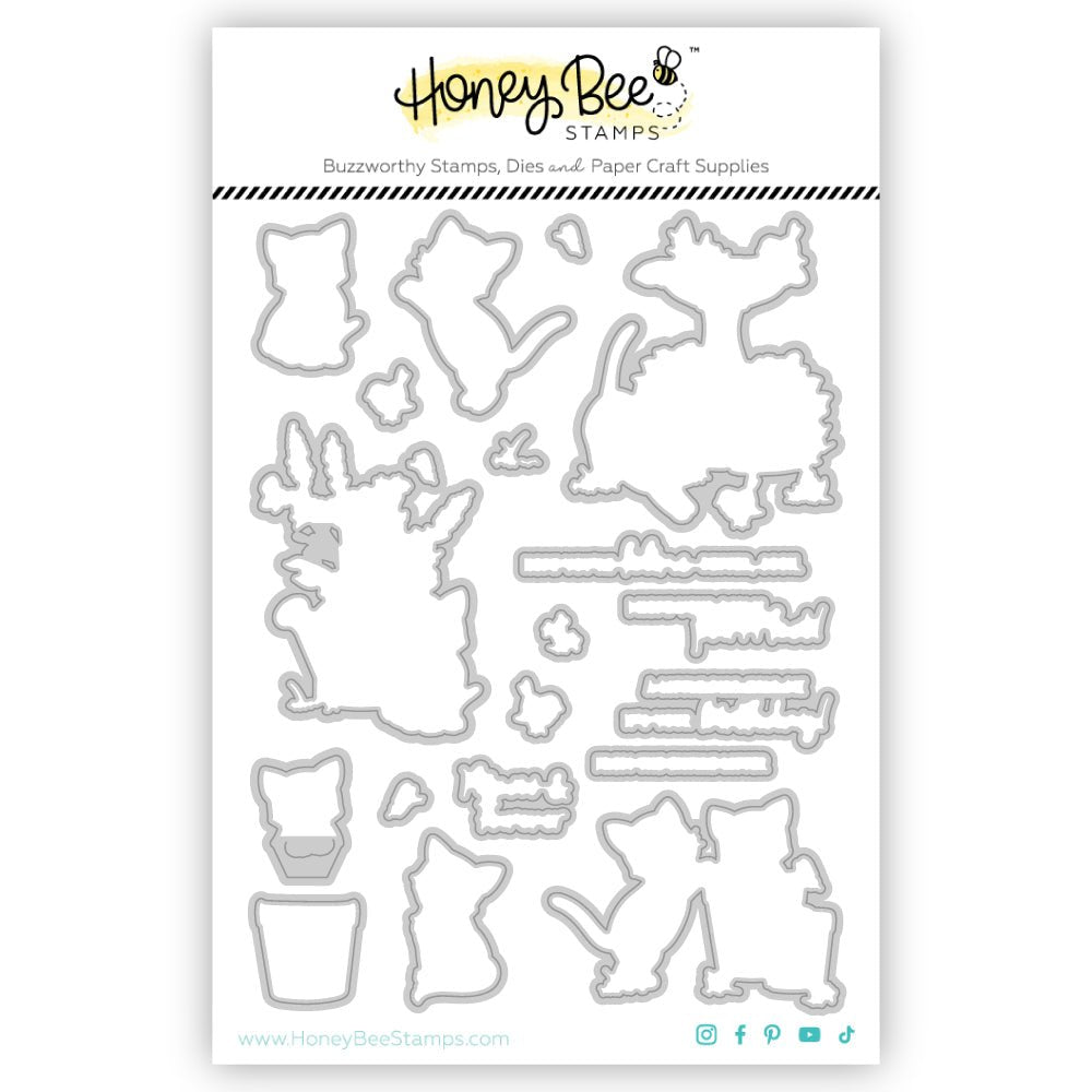 Meow & Furever - Honey Cuts - Coordinating Dies - Honey Bee Stamps