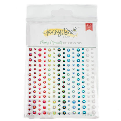 Merry Moments - Gem Stickers - 210 Count - Honey Bee Stamps