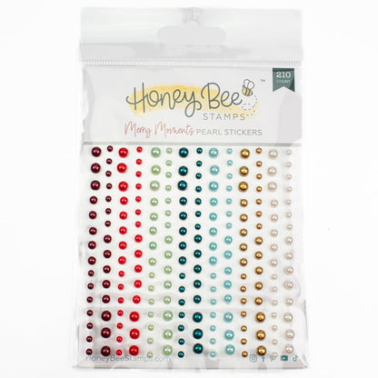 Merry Moments - Pearl Stickers - 210 Count - Honey Bee Stamps