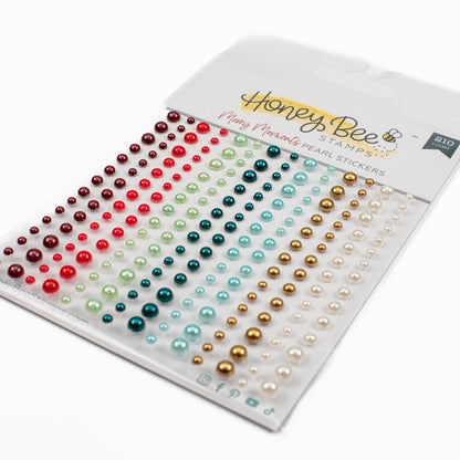 Merry Moments - Pearl Stickers - 210 Count - Honey Bee Stamps