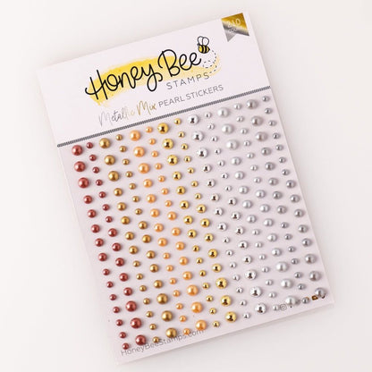 Metallic Mix Pearls - Pearl Stickers - 210 Count - Honey Bee Stamps