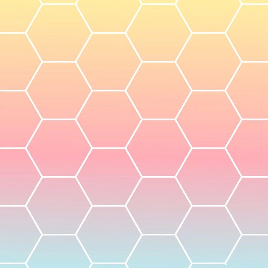 Mini Hexagons - 6"x6" Background Stencil - Honey Bee Stamps