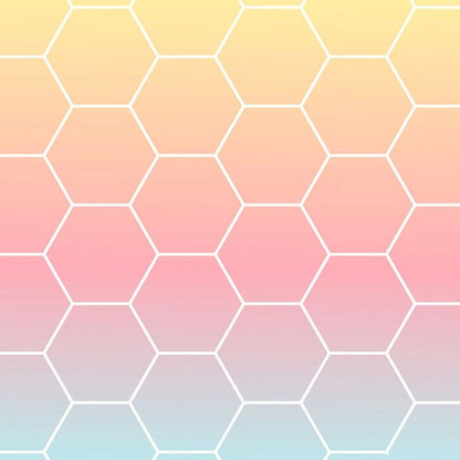 Mini Hexagons - 6"x6" Background Stencil - Honey Bee Stamps