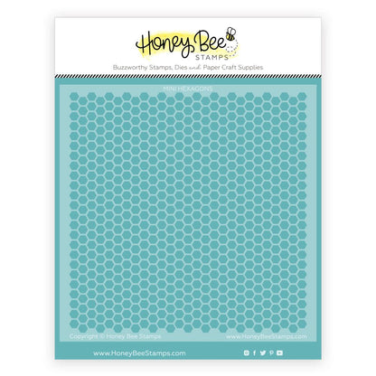 Mini Hexagons - 6"x6" Background Stencil - Honey Bee Stamps
