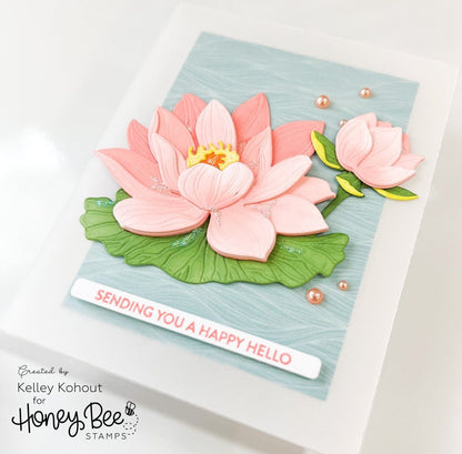 Mini Messages - 6x6 Photopolymer Stamp Set - Honey Bee Stamps