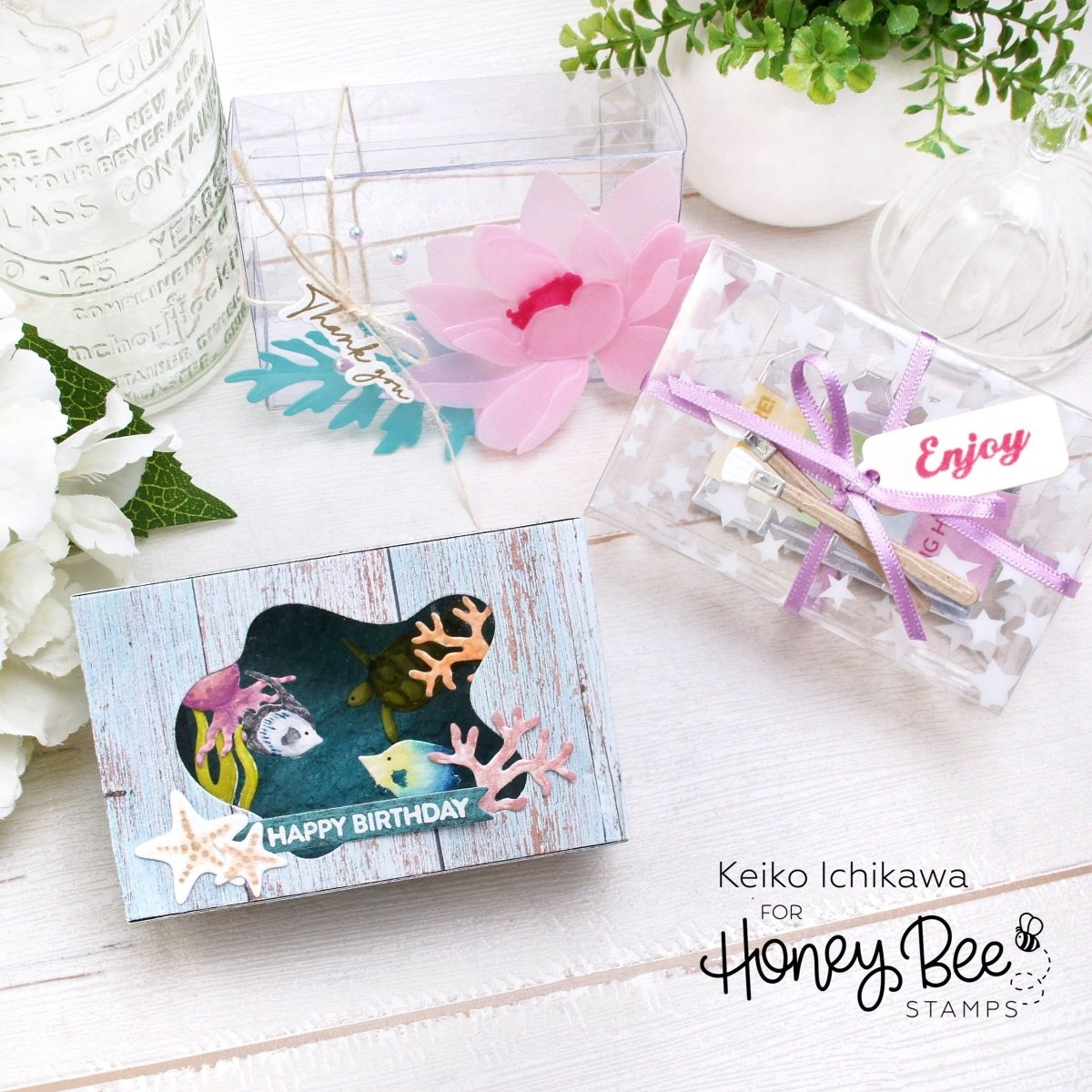 Mini Messages Banners - Honey Cuts - Coordinating Dies - Honey Bee Stamps