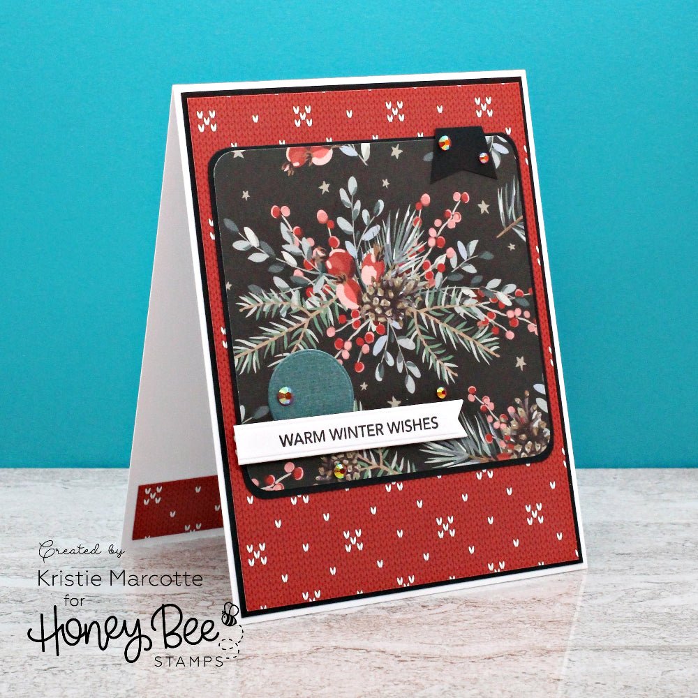 Mini Messages: Holiday - 4x5 Photopolymer Stamp Set - Honey Bee Stamps