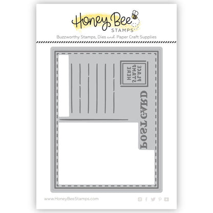 Mini Postcard - Honey Cuts - Stand - Alone Dies - Honey Bee Stamps