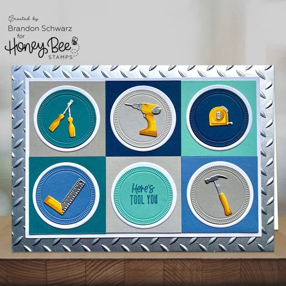 Nailed It - 4x6 Photopolymer Stamp Set - Honey Bee Stamps