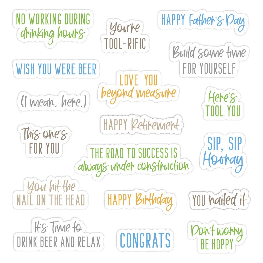 Nailed It - 4x6 Photopolymer Stamp Set - Honey Bee Stamps