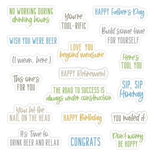 Nailed It - 4x6 Photopolymer Stamp Set - Honey Bee Stamps