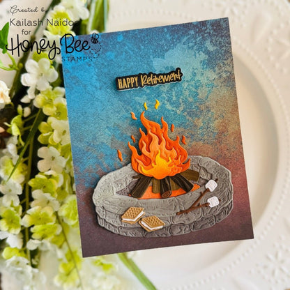 Nailed It - 4x6 Photopolymer Stamp Set - Honey Bee Stamps