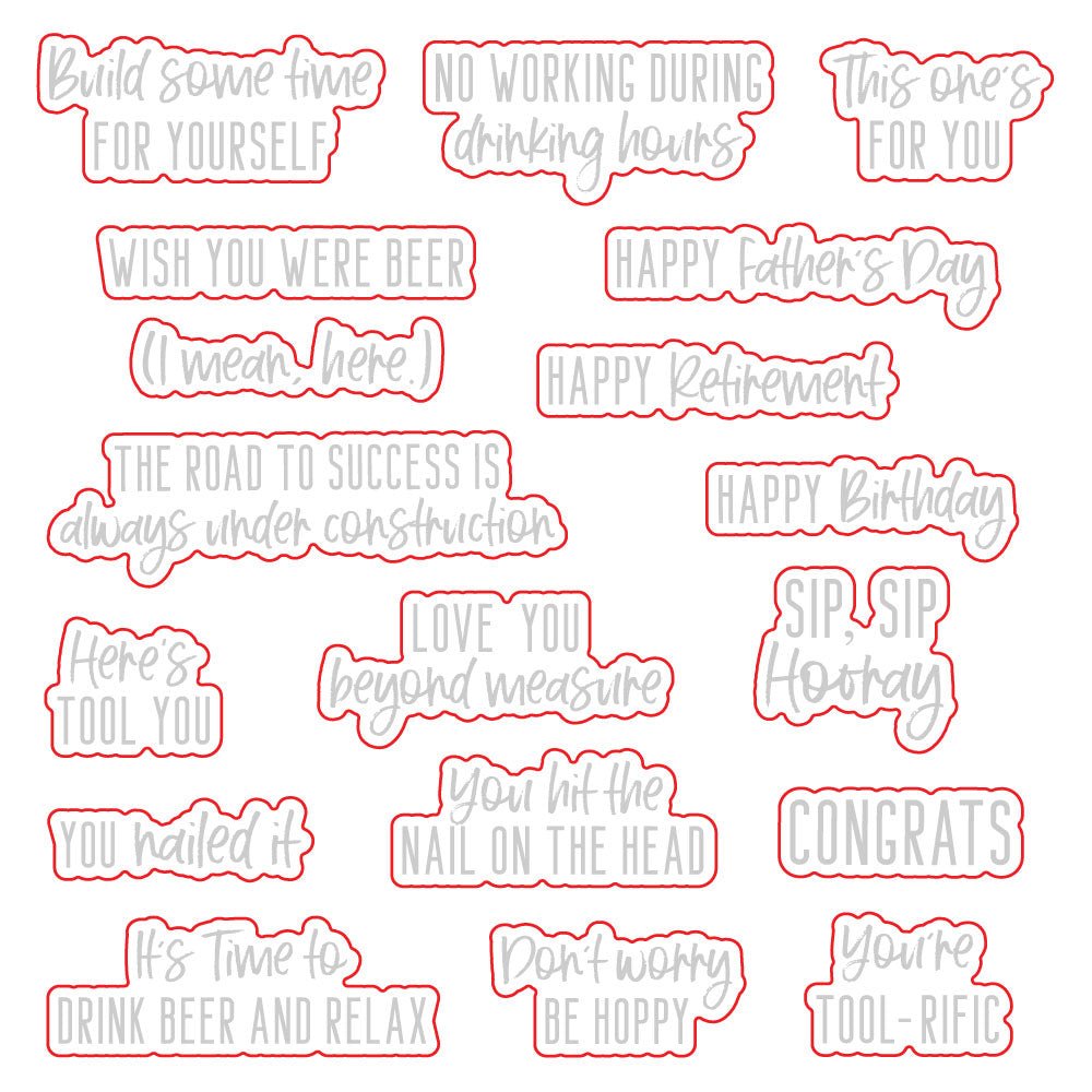 Nailed It - Honey Cuts - Coordinating Dies - Honey Bee Stamps