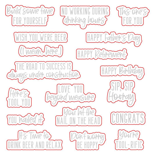 Nailed It - Honey Cuts - Coordinating Dies - Honey Bee Stamps