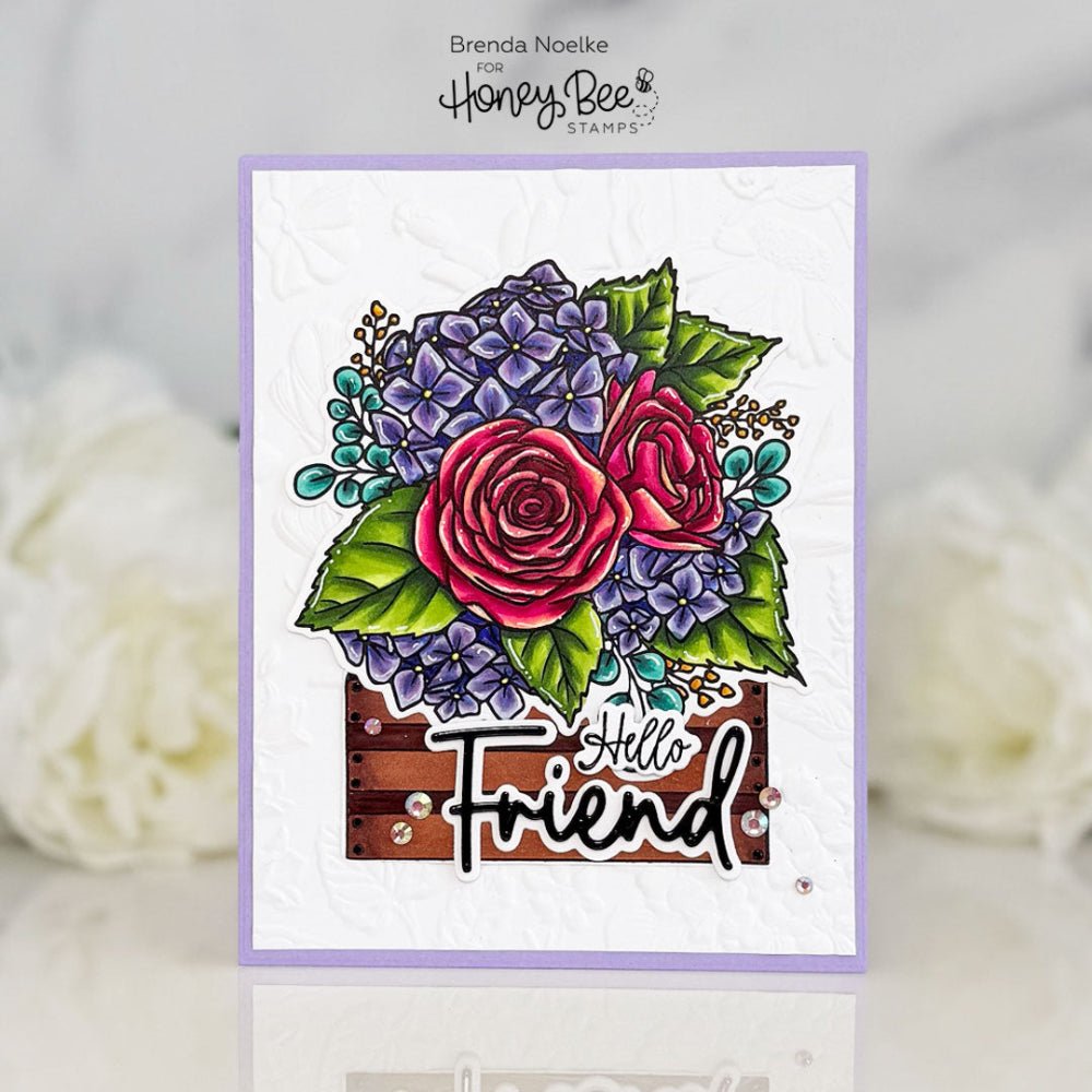 Nancy's Lilac Bouquet - Honey Cuts - Coordinating Dies - Honey Bee Stamps