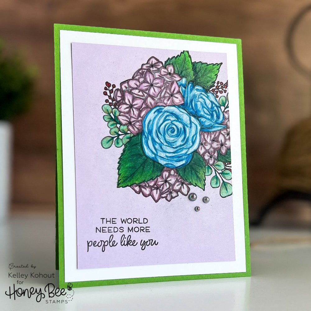 Nancy's Lilac Bouquet - Honey Cuts - Coordinating Dies - Honey Bee Stamps