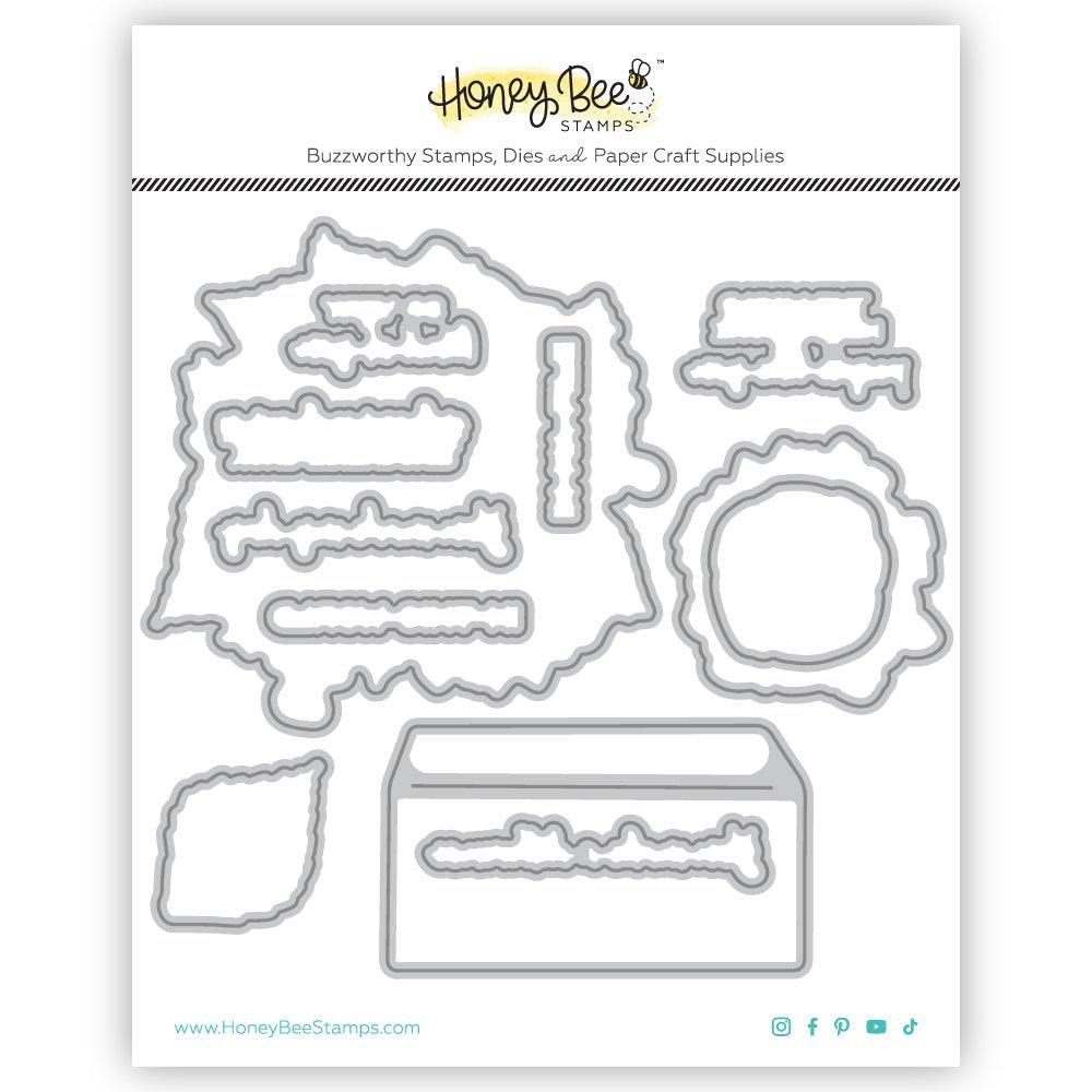 Nancy's Lilac Bouquet - Honey Cuts - Coordinating Dies - Honey Bee Stamps