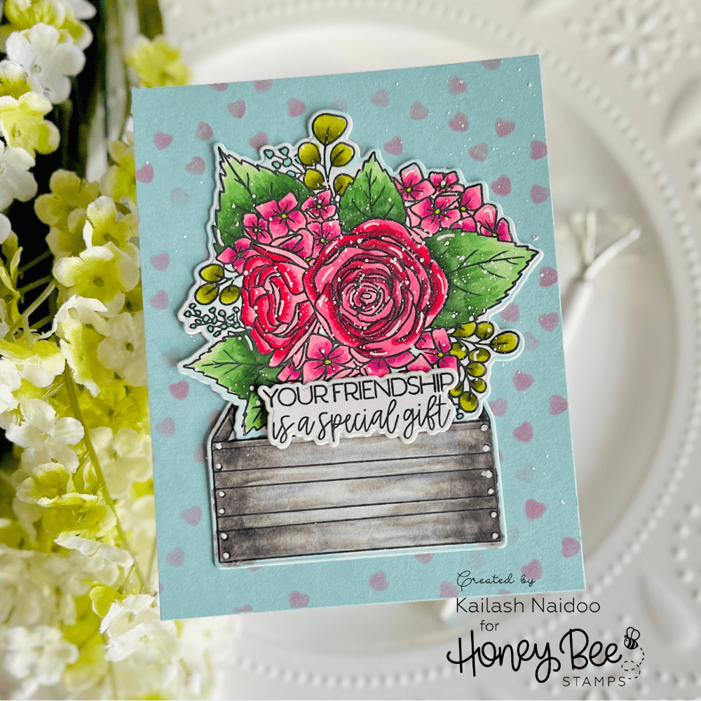 Nancy's Lilac Bouquet - Honey Cuts - Coordinating Dies - Honey Bee Stamps