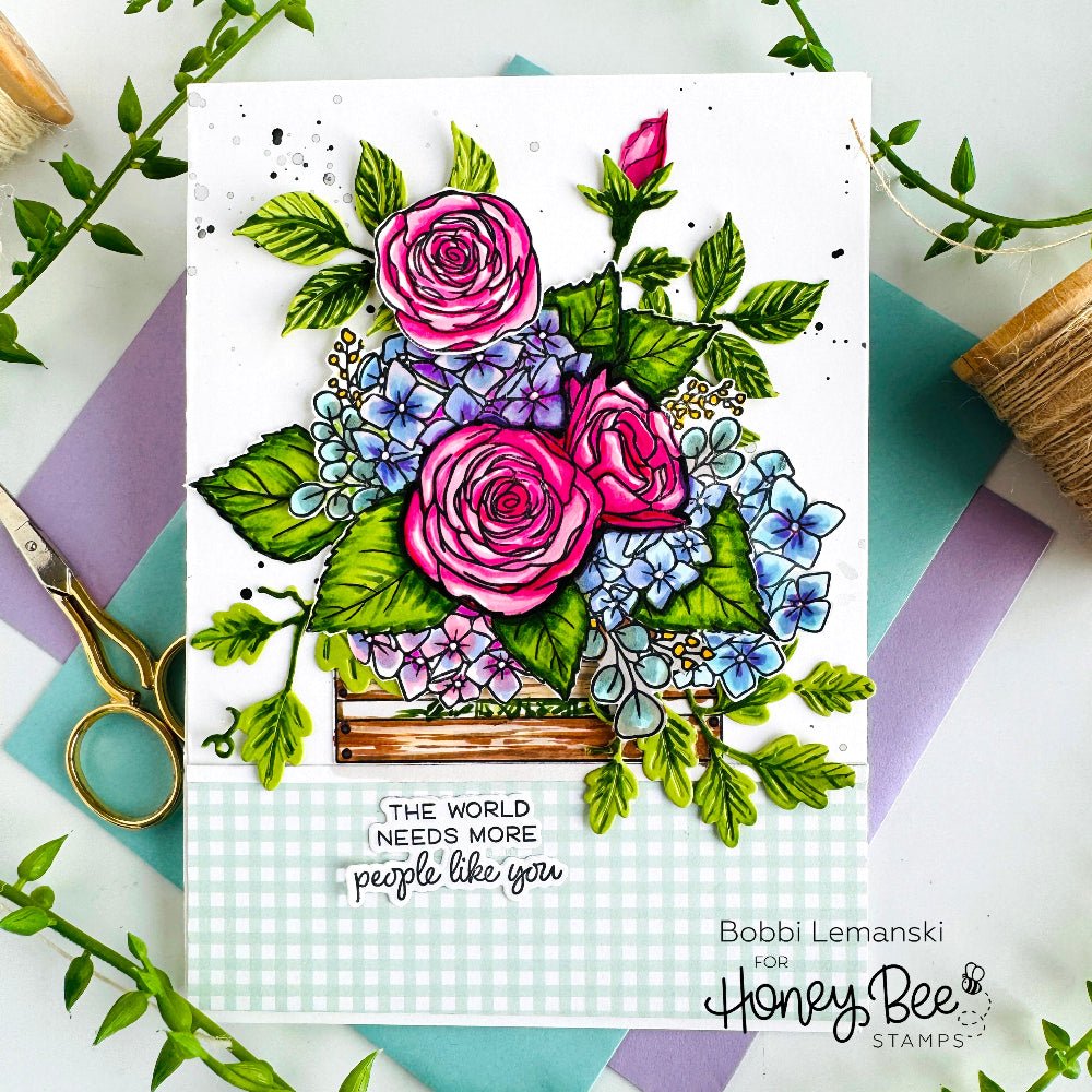 Nancy's Lilac Bouquet - Honey Cuts - Coordinating Dies - Honey Bee Stamps