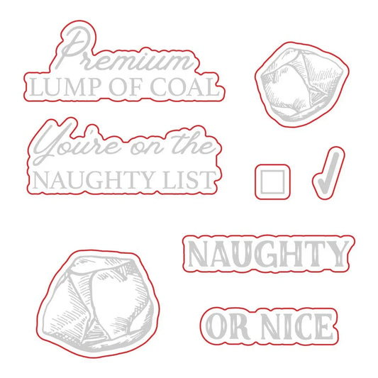 Naughty List Vintage Gift Card Box Add - On - Honey Cuts - Coordinating Dies - Retiring - Honey Bee Stamps