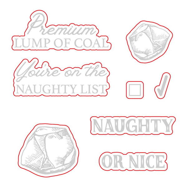 Naughty List Vintage Gift Card Box Add-On - Honey Cuts