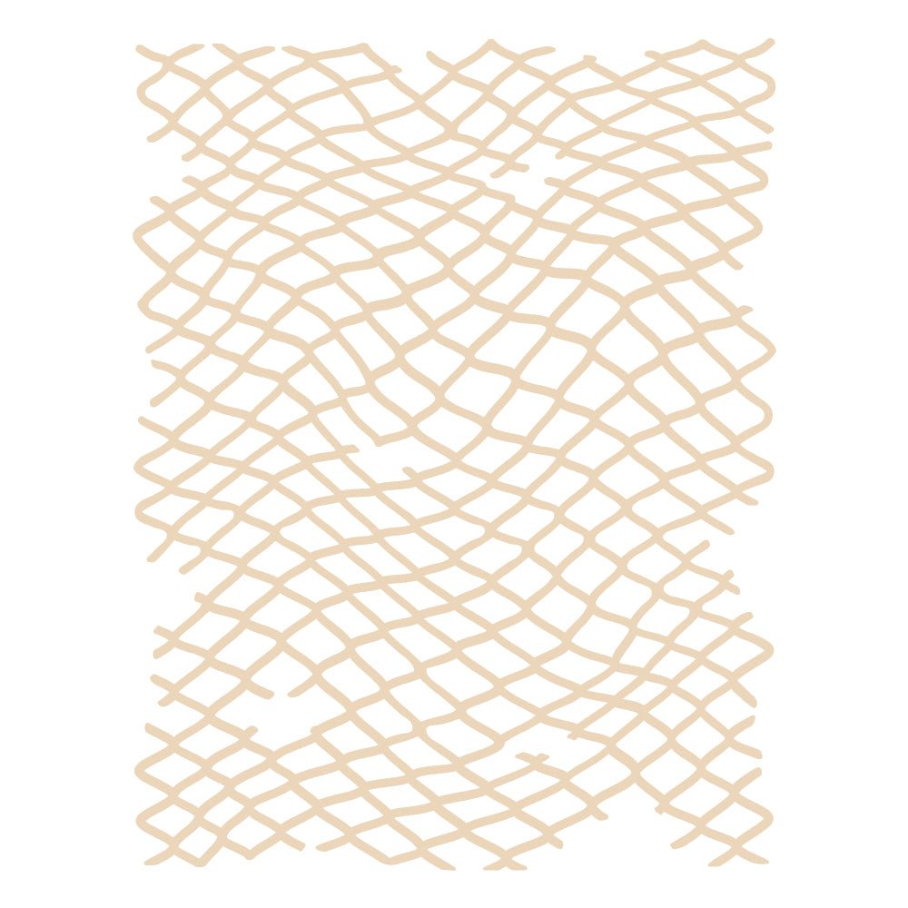 Netting A2 Cover Plate - Honey Cuts - Stand - Alone Dies - Honey Bee Stamps