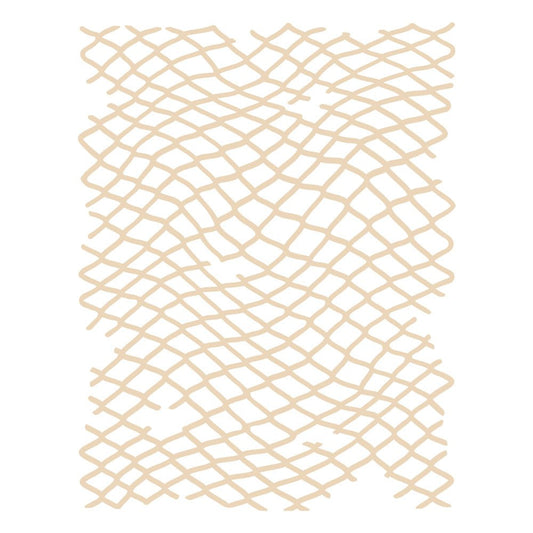 Netting A2 Cover Plate - Honey Cuts - Stand - Alone Dies - Honey Bee Stamps