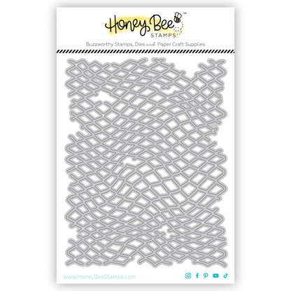 Netting A2 Cover Plate - Honey Cuts - Stand - Alone Dies - Honey Bee Stamps