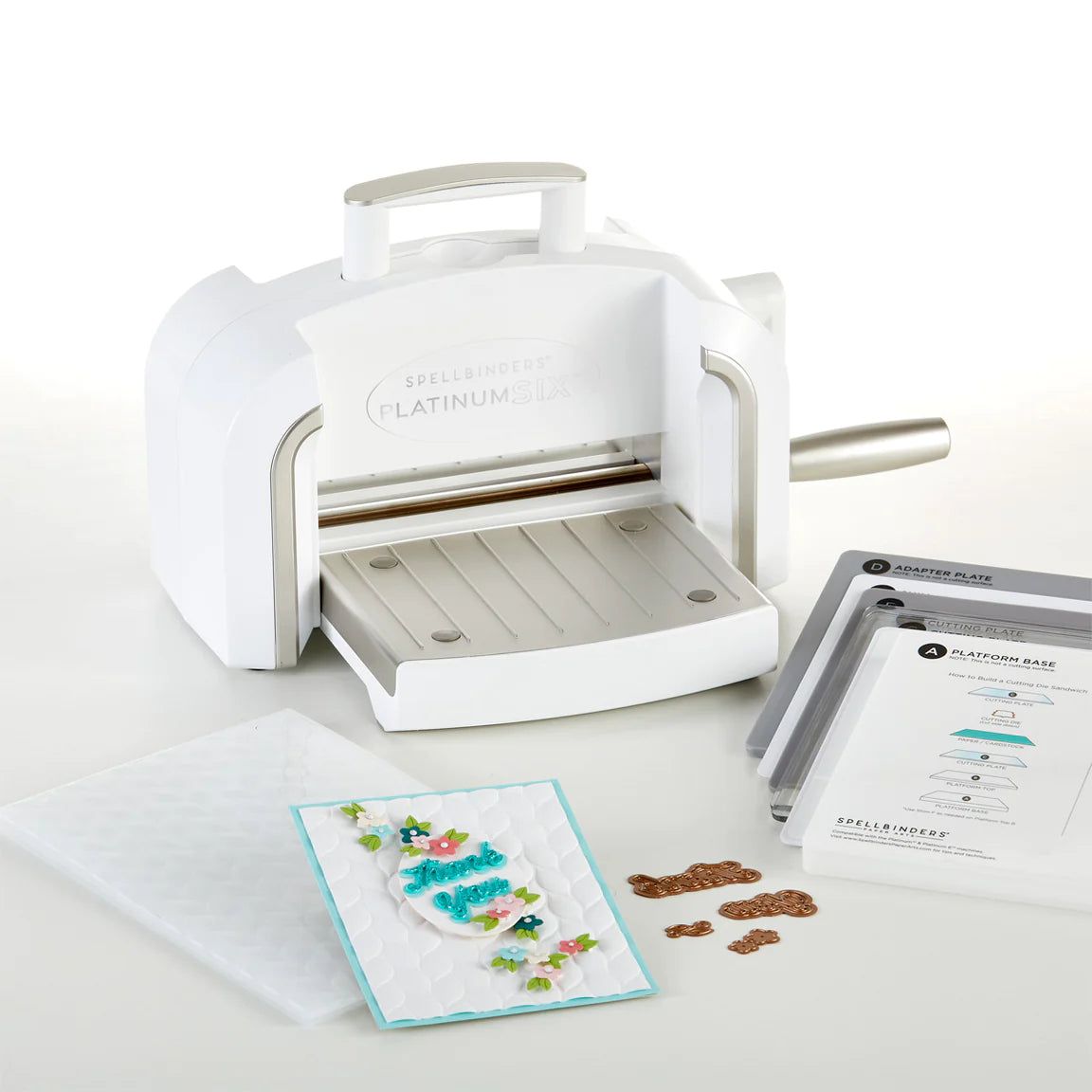 New & Improved Platinum SIX Die-Cutting Machine with Universal Plate Set - Honey Bee Stamps