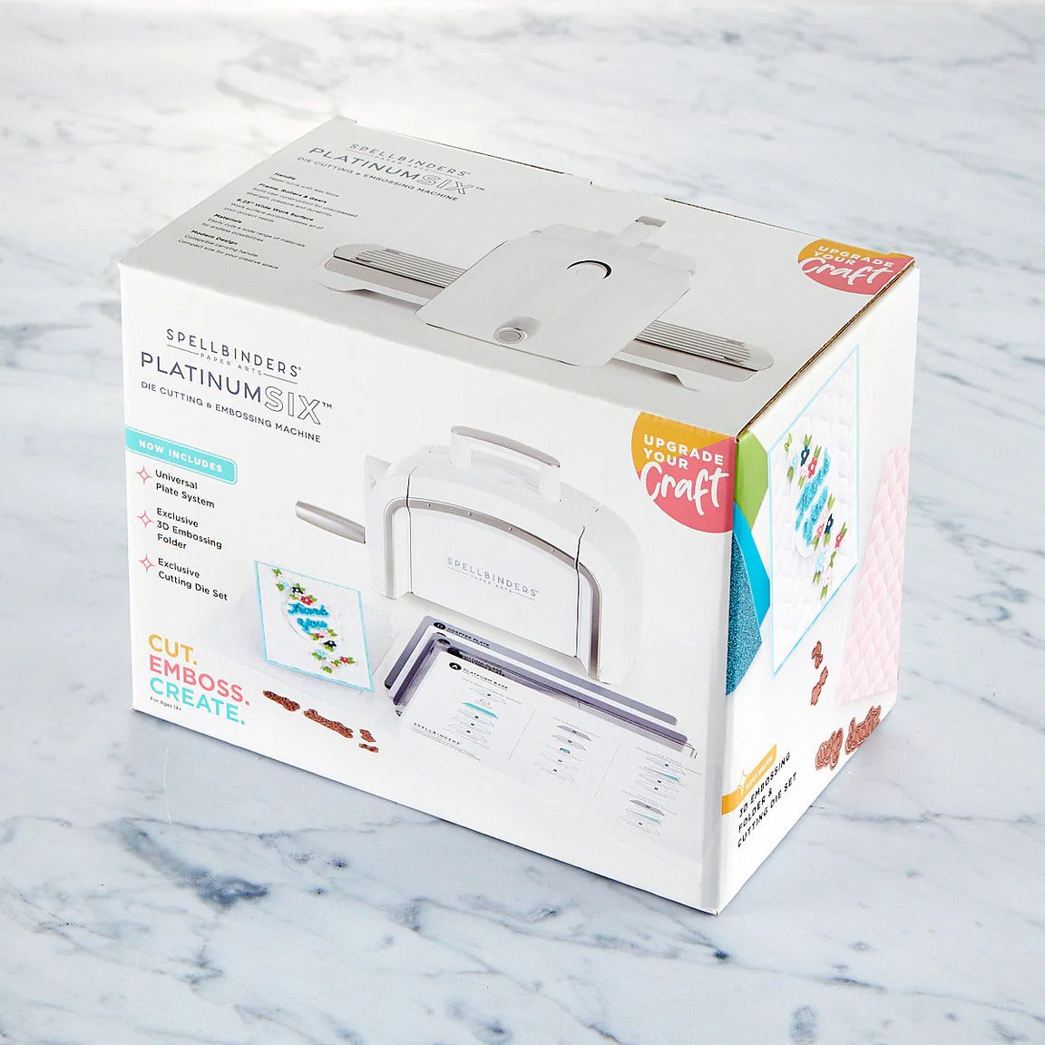 New & Improved Platinum SIX Die - Cutting Machine with Universal Plate Set - Honey Bee Stamps