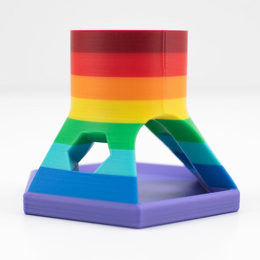 NEW! Rainbow Hexagon Glue Holder Stand Exclusively For Honey Bee! - Honey Bee Stamps
